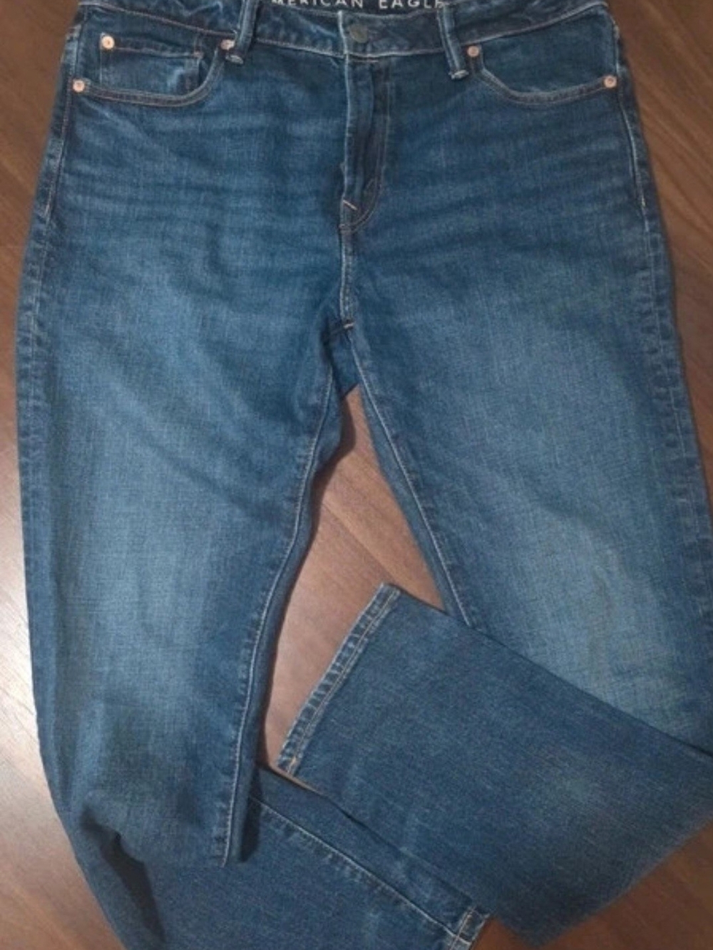 American Eagle Athletic Skinny Men's Blue Skinny Jeans Waist 33x30